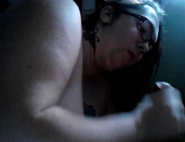 me sucking hubby cock 