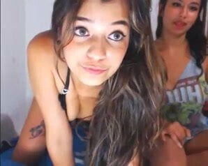 Sexiest Lesbian Webcam Girls going crazy part