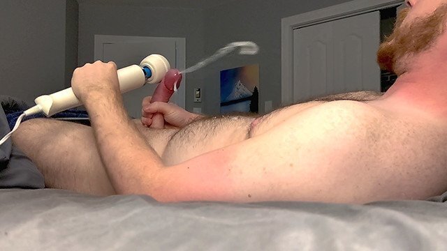 cumshot from powerful orgasm