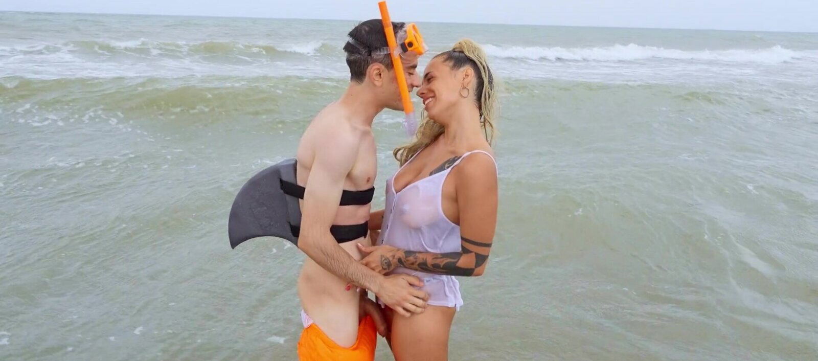 Outdoor fucking beach with lovely