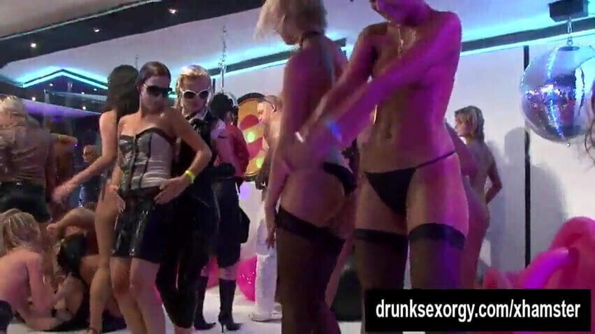 Bisexual slags fucking at party