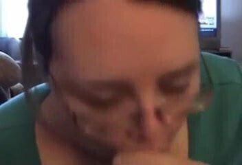 BBW Head #444 Married Cheating Four-eyes