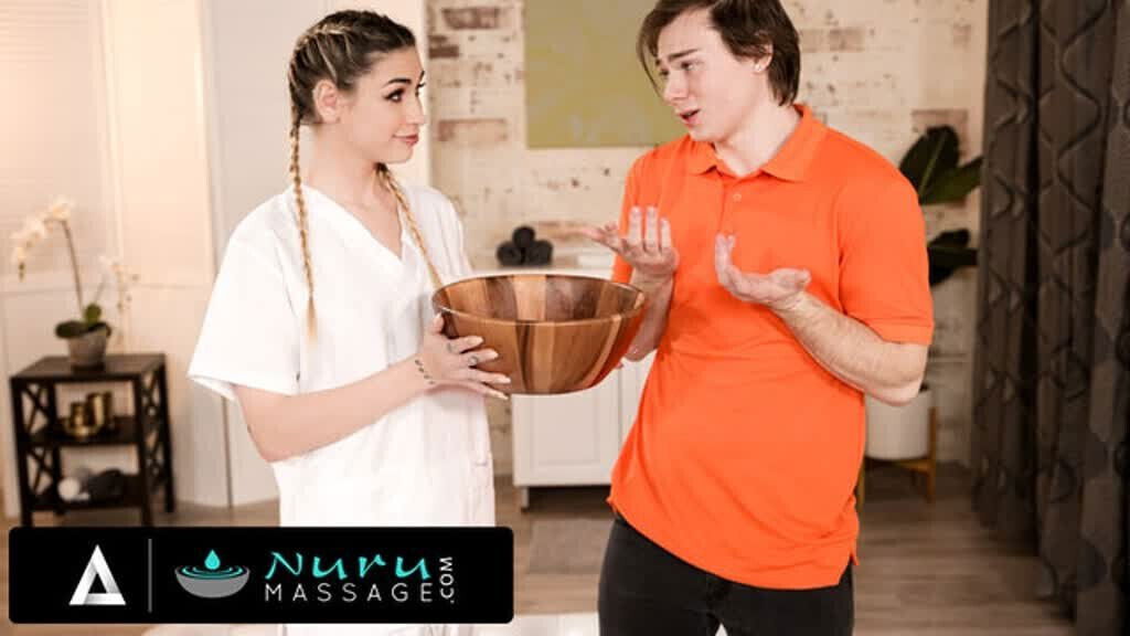 NURU MASSAGE Shaken 18yo Taken Care College Bestie While She's Working