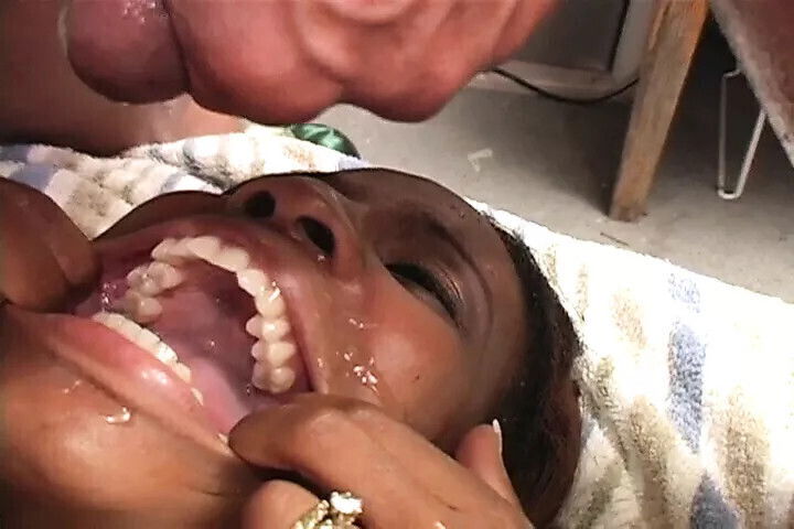 Beautiful ebony Lady Armani enjoys