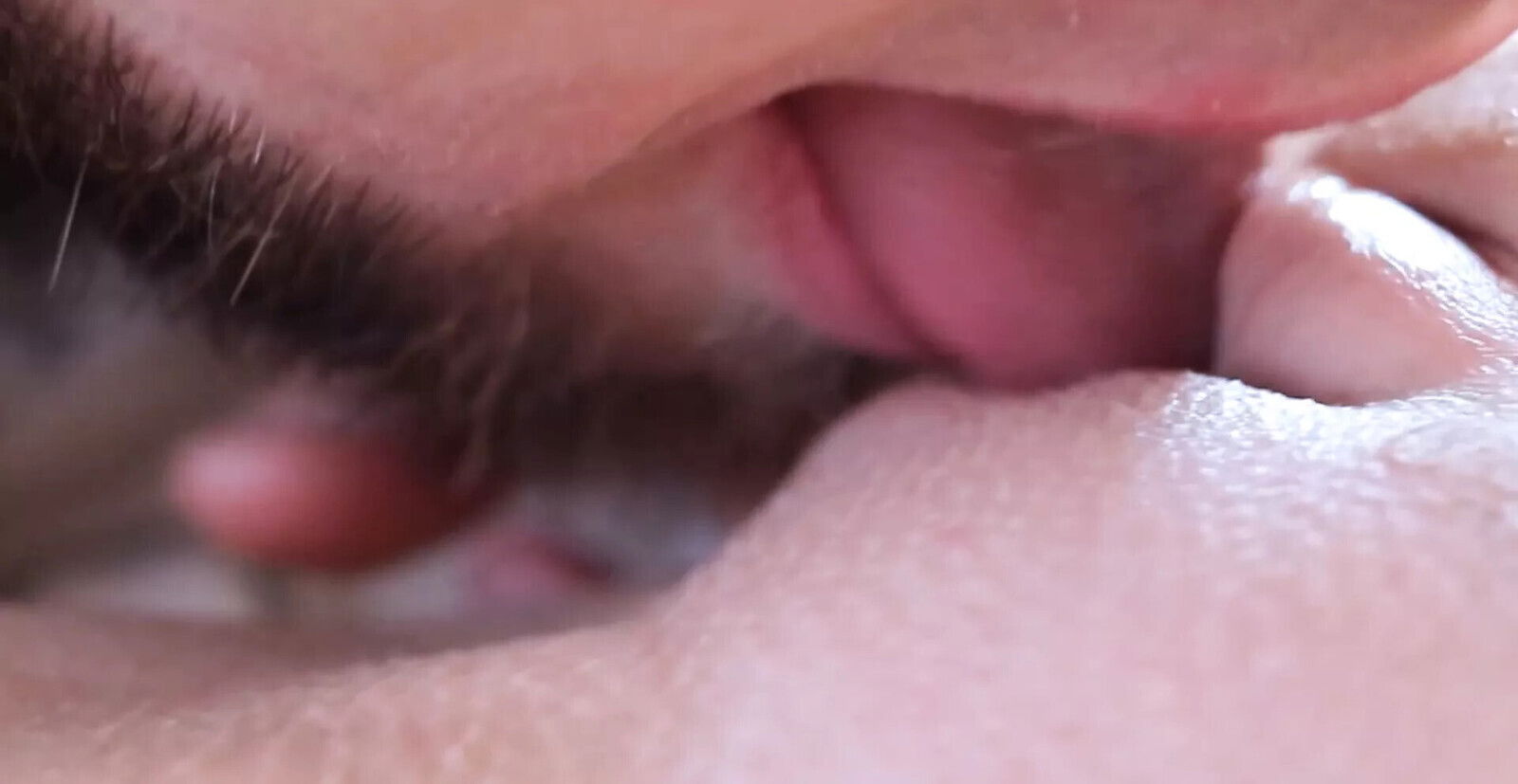 CLOSE-UP PUSSY LICKING. Perfect cunnilingus strong female orgasm