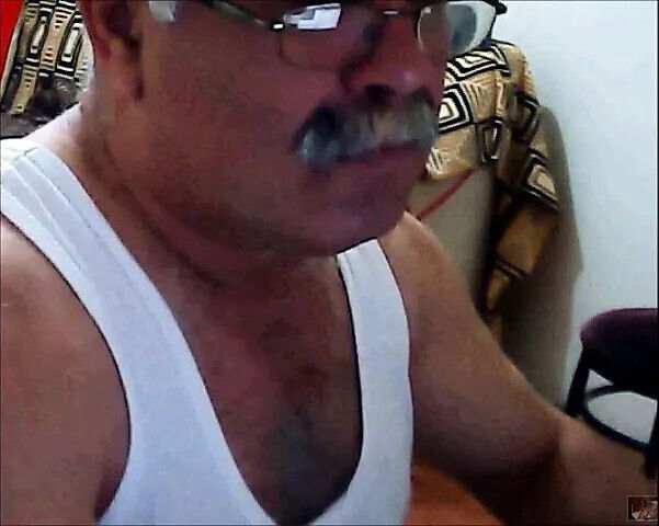 Turkish grandpa wanking