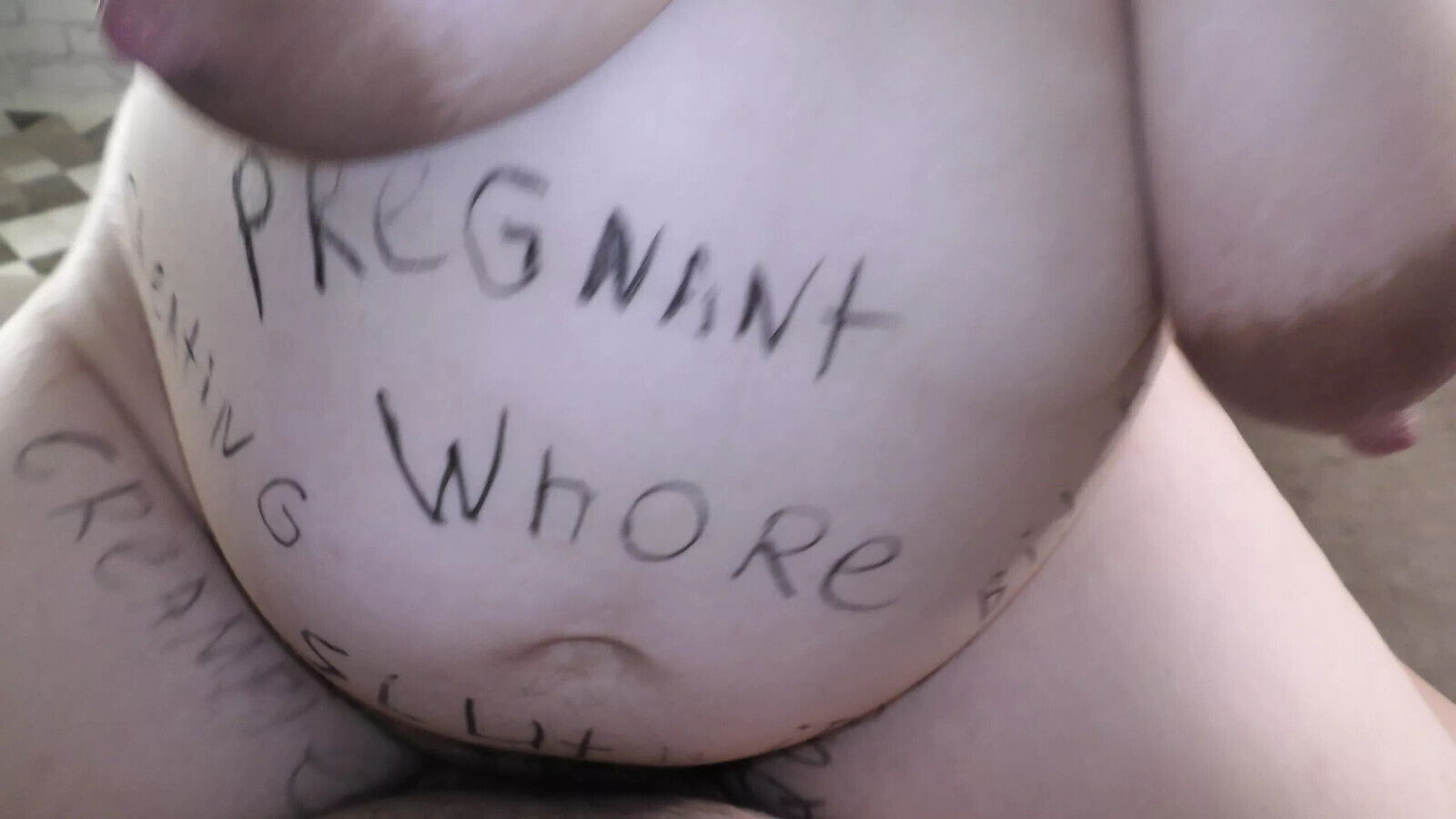 Pregnant Cheating Milf Milky Mari Covered Dirty Body Writings Dominates Cuckold Hubby Until Creampie!