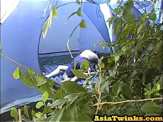 Scouting twink gives before missionary