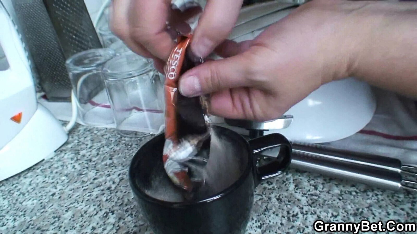 Fucks Busty Grandma From Behind