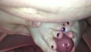 Stunning clip with cute wife rubbing