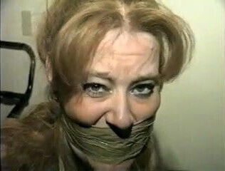 41 Yr OLD FASHION MODEL IS BALL-TIED ON FLOOR Part 2