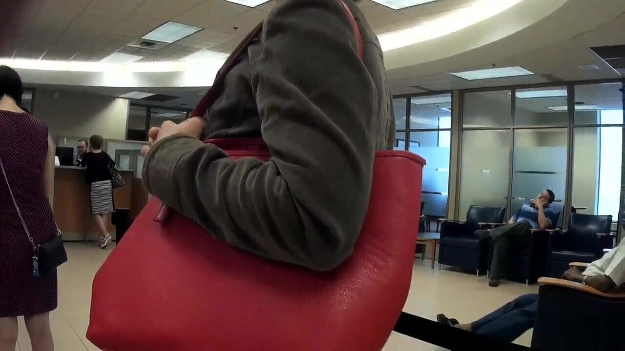 Feet Blonde MILF Bank