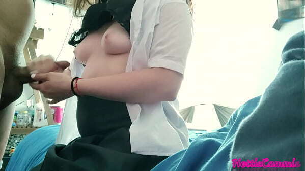 follo sexy compa&ntilde_era clase mientras estudiamos