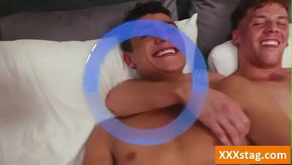 Sexy boys Daniels, Chris White kiss make each other after nasty bareback fucking