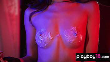 Petite asian Vina stripping slowly rubbing small