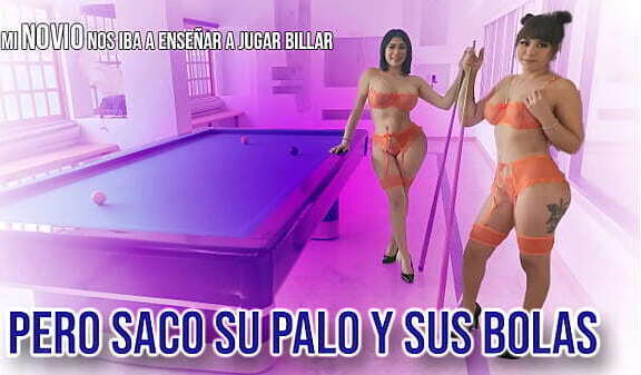 divertimos entre hoyos, palos bolas novios Alex Marin Giselle Montes