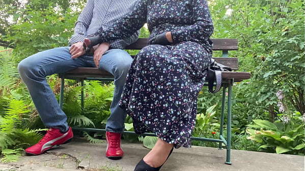 milf cuckold hubby right outside