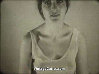 Films Herself Masturbating (1960s Vintage)