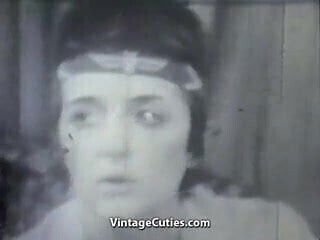 Mature Lady with Vibrator (1950s Vintage)