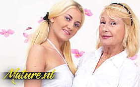 Hot Granny Regina &amp_ 18yo Teen Lacy Are Having The Time Of Their Life Together