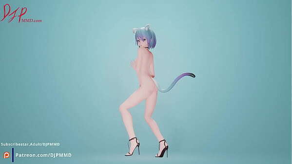 Sexy Catgirl Short Hair front Blender render 1560