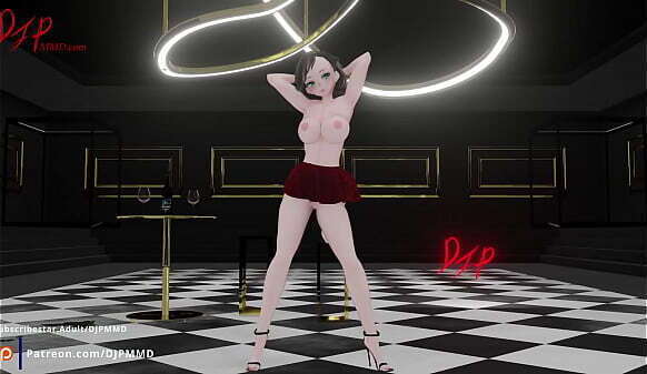 Sexy Rachel dress physics Blender render front 1567