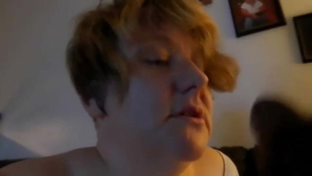 mature with natural huge tits sucks and swallows