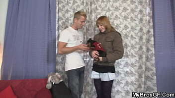 Cheating sex with redhead babe