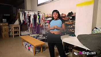 Moly fulfills dream becoming porn model... banging employee!