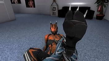 Warframe Valkyr Gives Futa Footjob (With Pov)