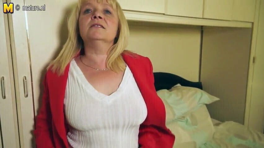 Naughty British mature lady and granny getting wet and wild