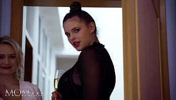 MOMxxx Taylee Wood threesome with natural brunette sexy blonde MILF