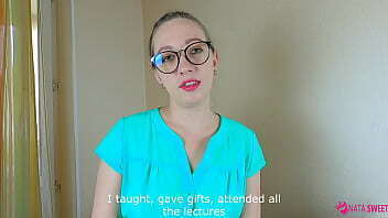 Depraved teacher seduces student while getting ready exam! girl greedily sucks licks balls with contact. Real female orgasm huge cumshot sexy ass! Dirty talks! Porn Nata Sweet