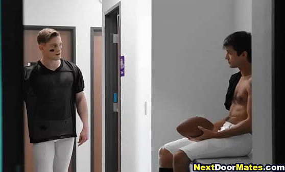 Straight footballer fucked buddy