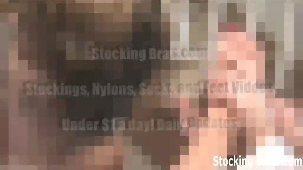 Watch us sucking toes in our sexy little stockings