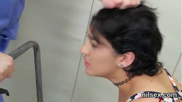 Kinky girl brought loony uninhibited therapy