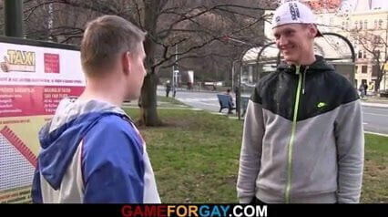 Gay seduces and doggystyles him for first time 