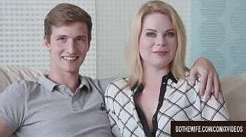 Blonde Wife Adry Berty Gets Pussy Pumped While Watches Quietly