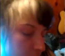 Nasty Jewish punk girl throat poaked by her manager