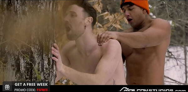 FalconStudios Handsome Hunk Fuck Hard Outdoors Snow Drew Dixon, Kenzo Alvarez