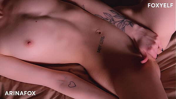 Incredibly beautiful awakening Step Sister Morning Masturbation plunging your body into incredible orgasm ArinaFox