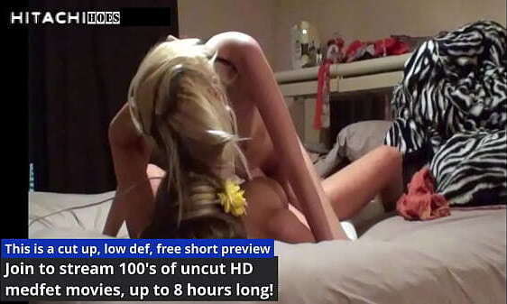 Rene Phoenix Comes Home, Catches Lesbian Love Taylor Masturbating With Hitachi Magic Wand HitachiHoes.com!