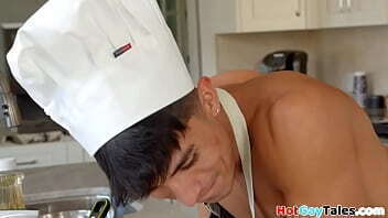 Athletic Latin breeded stud after deepthroating hard