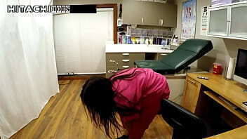 Don'_t Tell Clock! Nurse Blaire Celeste Sneaks Into Exam Room, Masturbates With Magic Wand HitachiHoes.com!