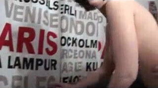 Busty brunette with glasses hard fucked