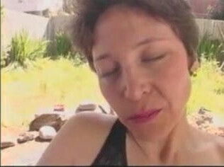 classy lady rubs pussy till orgasm