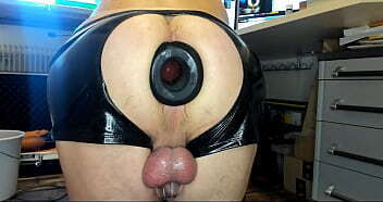 Latex Slut Anal Training 10032022