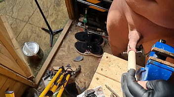 Screwing PoleCBT'_s foreskin Part1