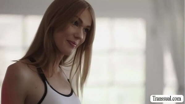 Skinny shemale barebacked stepbro