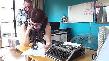 Office domination. Boss undresses secretary. Take pantyhose panties. Nude secretary. Chapter